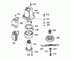 Wolf-Garten Premio 40 AC 4044000 Serie B (2003) Ersatzteile Elektromotor, Elektroteile, Messer
