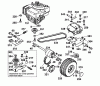 Wolf-Garten SV 4 6155000 Serie B (2001) Ersatzteile Differential, Fahrantrieb, Motor