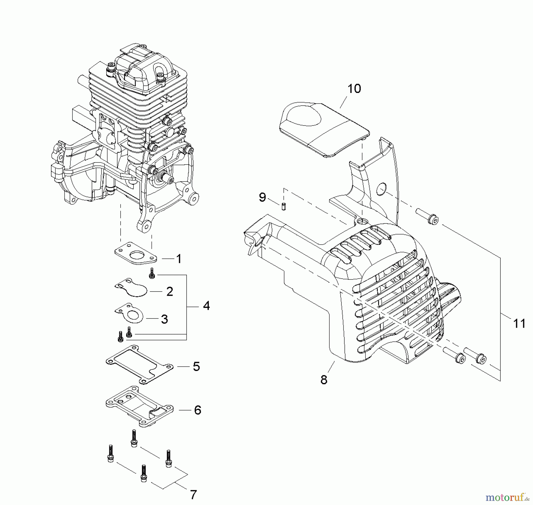  Shindaiwa Bläser / Sauger / Häcksler / Mulchgeräte EB254 - Shindaiwa Hand Held Blower, S/N: T10812001001 - T10812999999 Engine Cover, Reed Valve