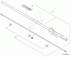 Shindaiwa AHS242 - Articulating Hedge Trimmer, S/N: T17811001001 - T1781199999 Ersatzteile Driveshaft, Main Pipe