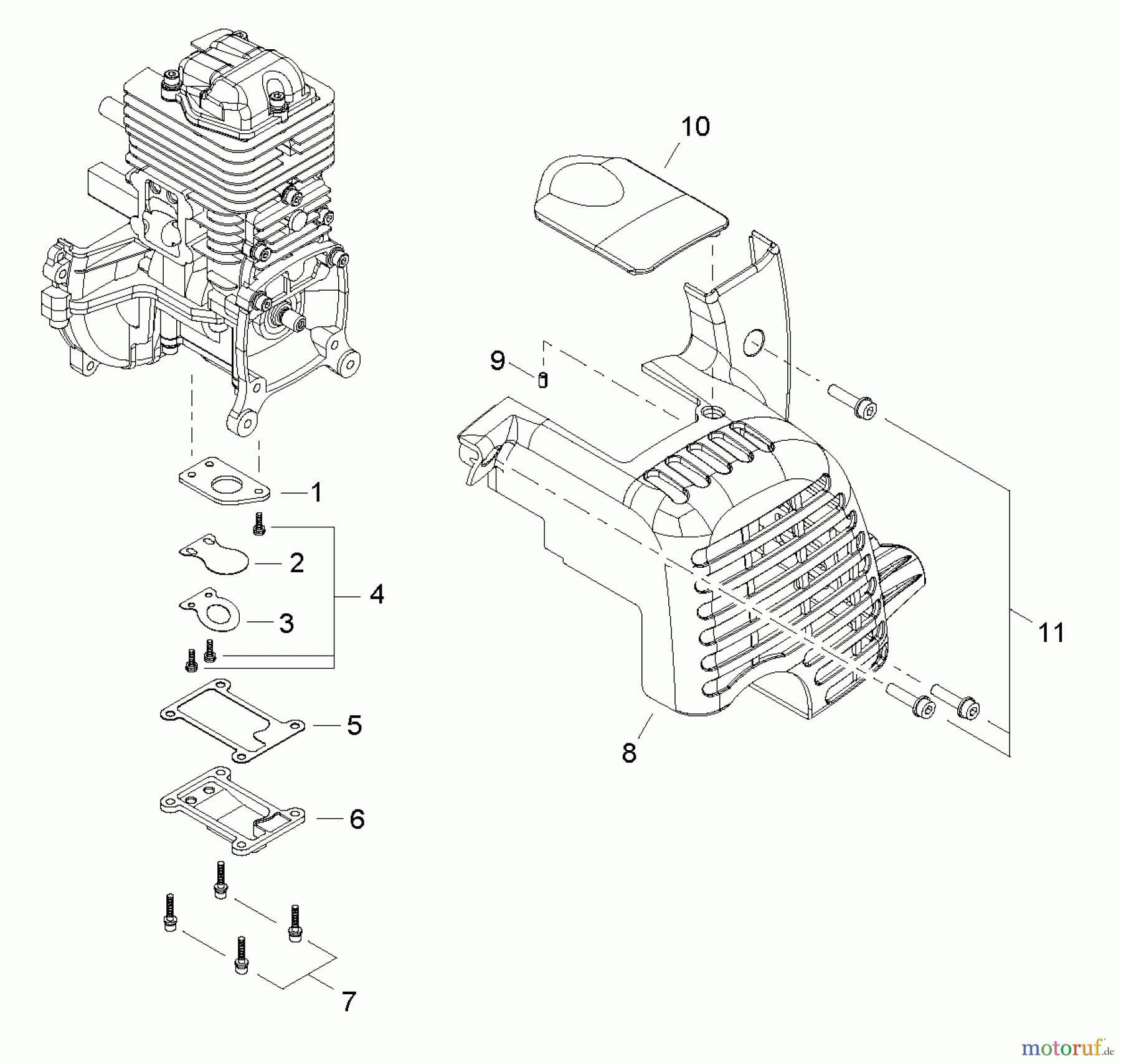  Shindaiwa Bläser / Sauger / Häcksler / Mulchgeräte EB254 - Shindaiwa Hand Held Blower, S/N: T10911001001 - T10911999999 Engine Cover, Reed Valve