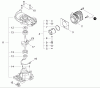 Shindaiwa DH232 - Hedge Trimmer, Dual-Sided, S/N: T23311001001 - T23311999999 Ersatzteile Engine