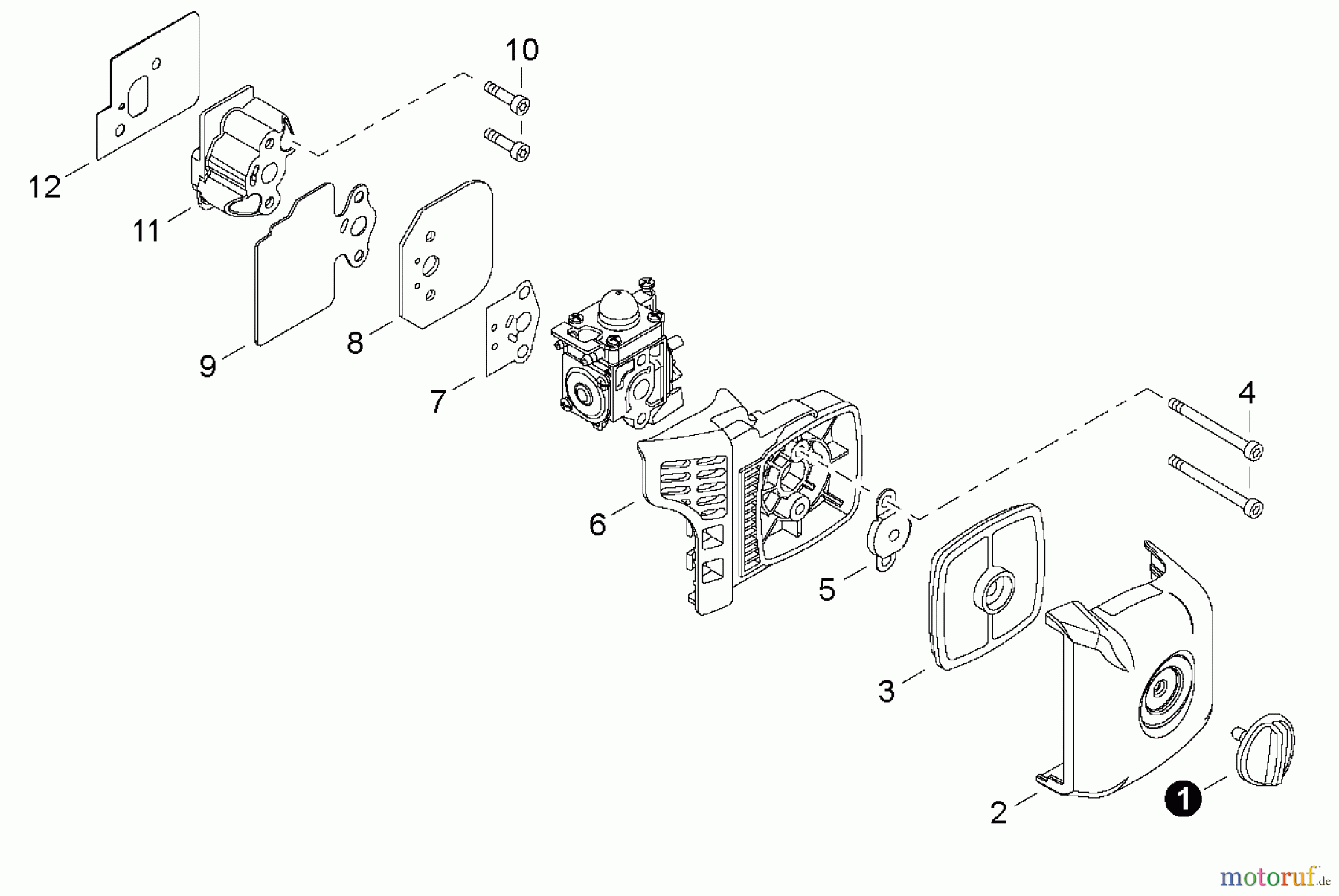 Shindaiwa Heckenscheren DH232 - Shindaiwa Hedge Trimmer, Dual-Sided, S/N: T23311001001 - T23311999999 Intake