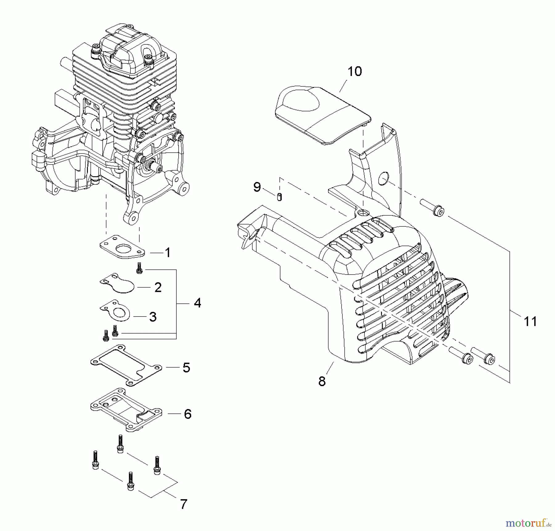  Shindaiwa Bläser / Sauger / Häcksler / Mulchgeräte EB254 - Shindaiwa Hand Held Blower, S/N: T11013001001 - T11013999999 Engine Cover, Reed Valve