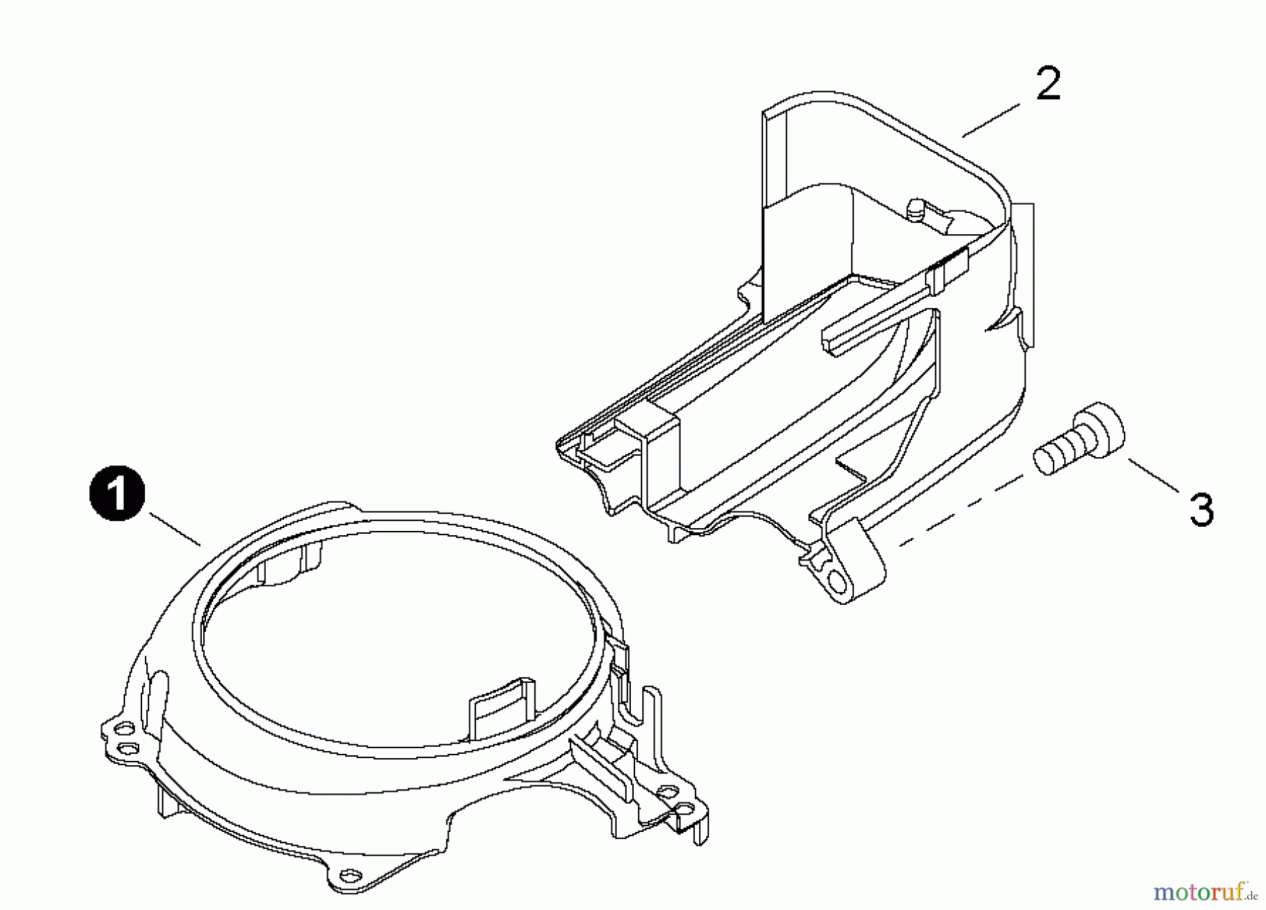 Shindaiwa Heckenscheren DH232 - Shindaiwa Hedge Trimmer, Dual-Sided, Engine Cover / Fan Cover