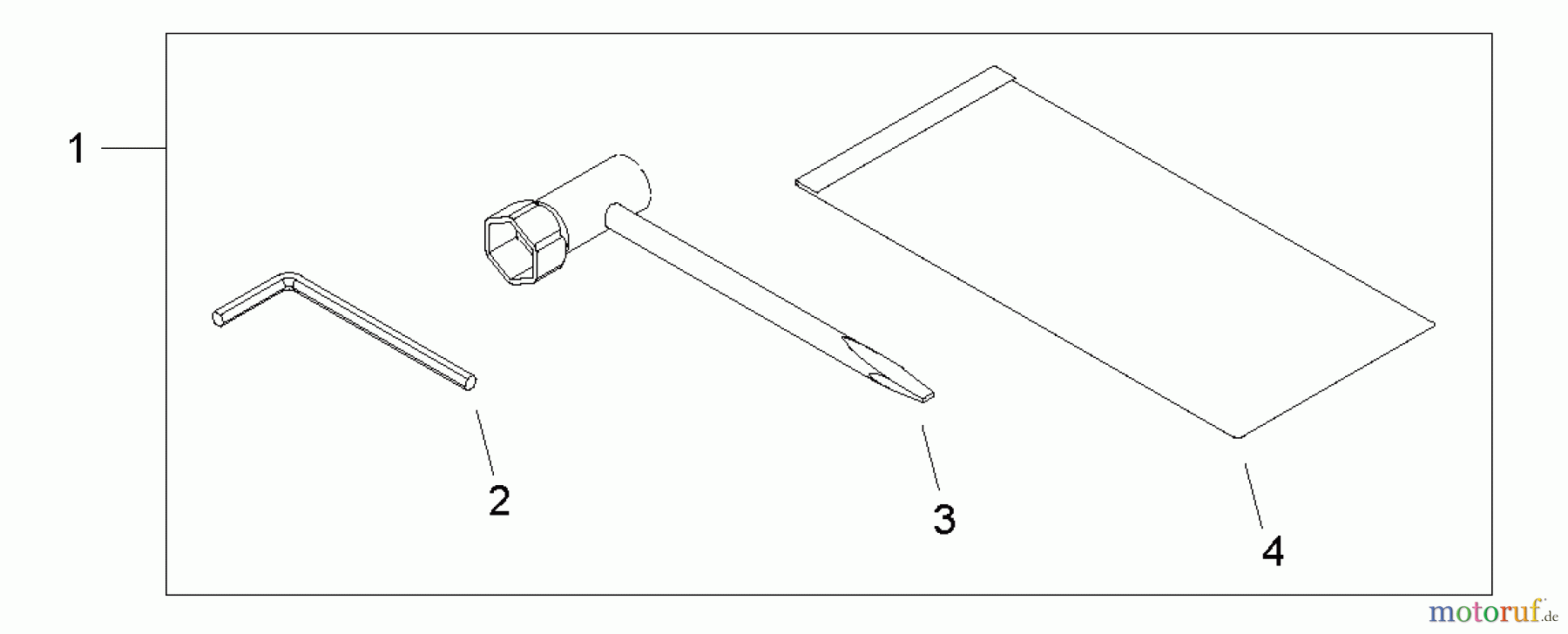 Shindaiwa Bläser / Sauger / Häcksler / Mulchgeräte EB254 - Shindaiwa Hand Held Blower, S/N: T11013001001 - T11013999999 Service Tool Kit
