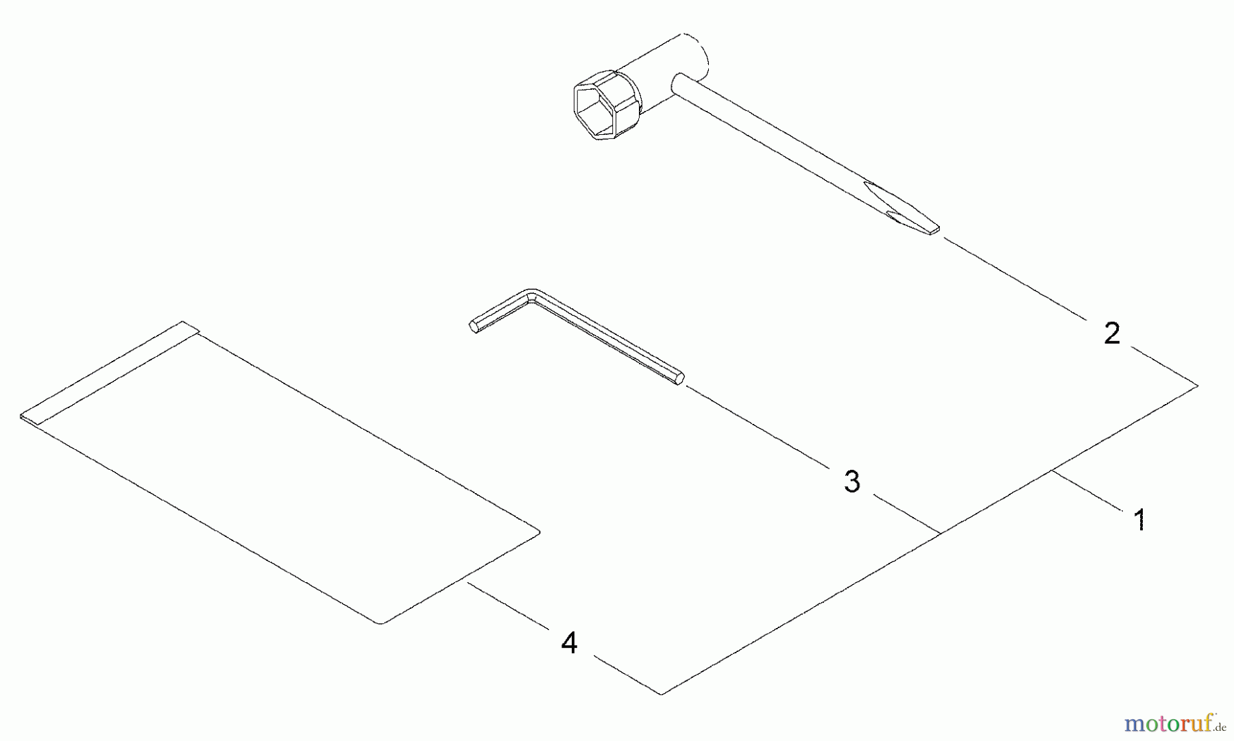 Shindaiwa Bläser / Sauger / Häcksler / Mulchgeräte EB3410 - Shindaiwa Hand Held Blower Service Tool Kit