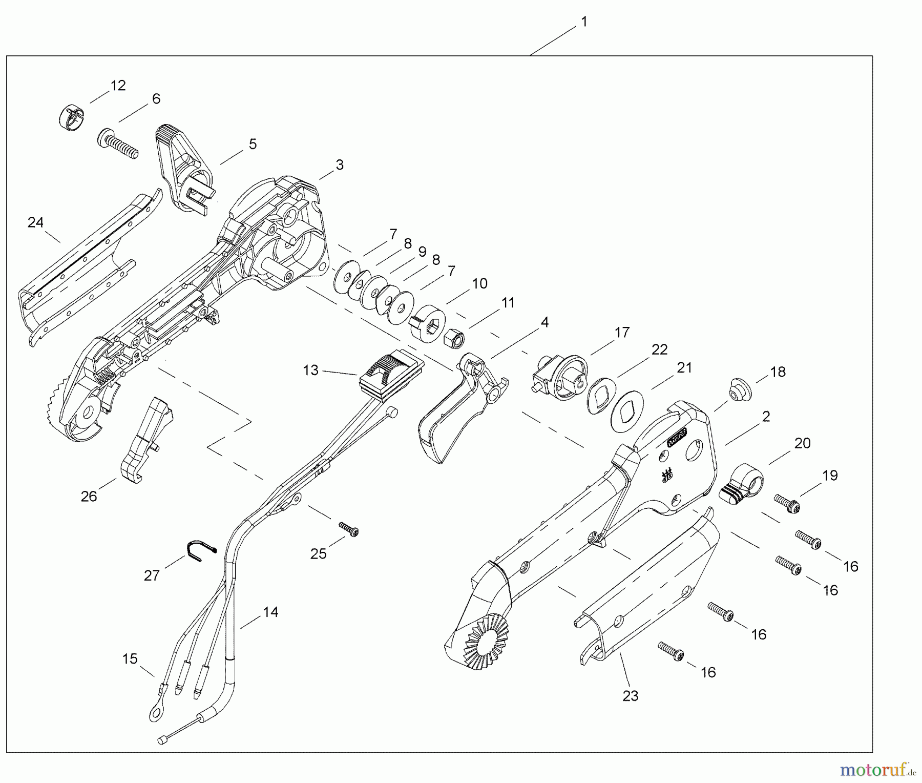  Shindaiwa Bläser / Sauger / Häcksler / Mulchgeräte EB3410 - Shindaiwa Hand Held Blower Throttle Assy
