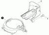 Shindaiwa HT232 - Hedge Trimmer, Single-Sided, Ersatzteile Engine Cover / Fan Cover