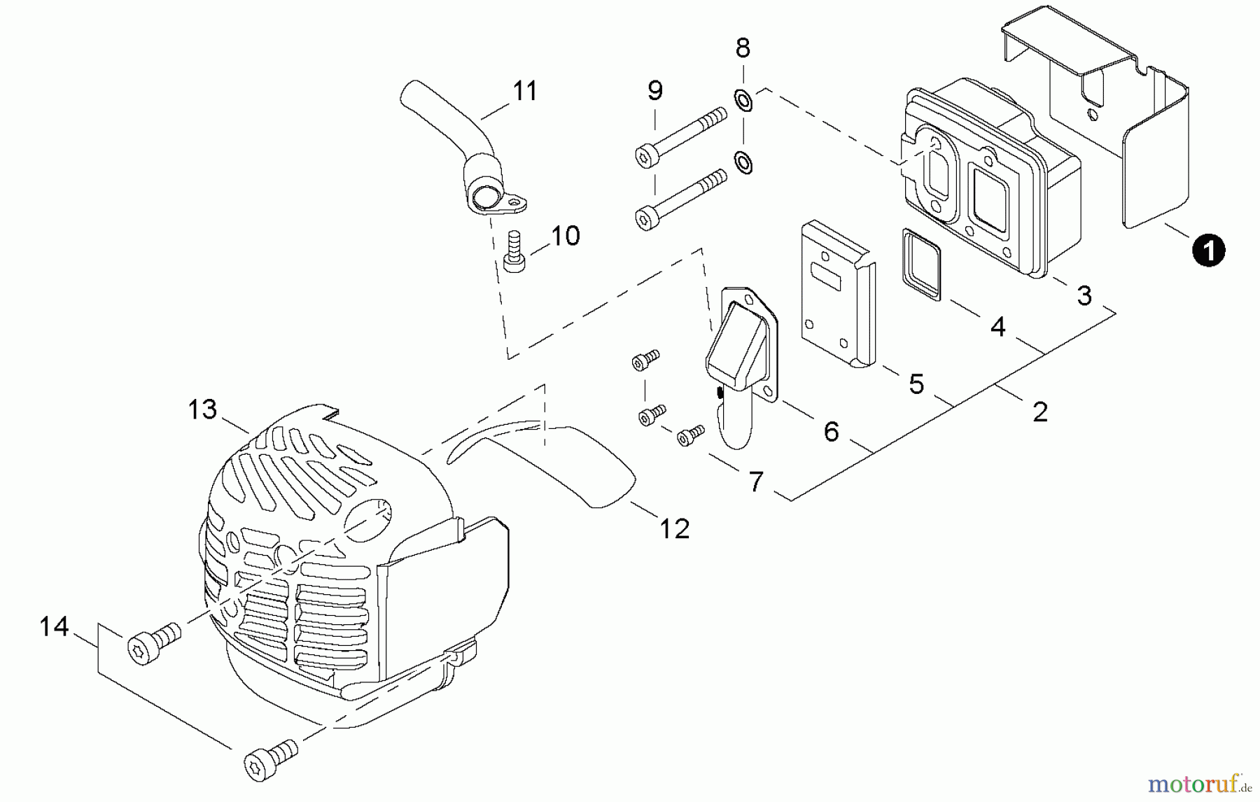 Shindaiwa Heckenscheren HT232 - Shindaiwa Hedge Trimmer, Single-Sided, Exhaust