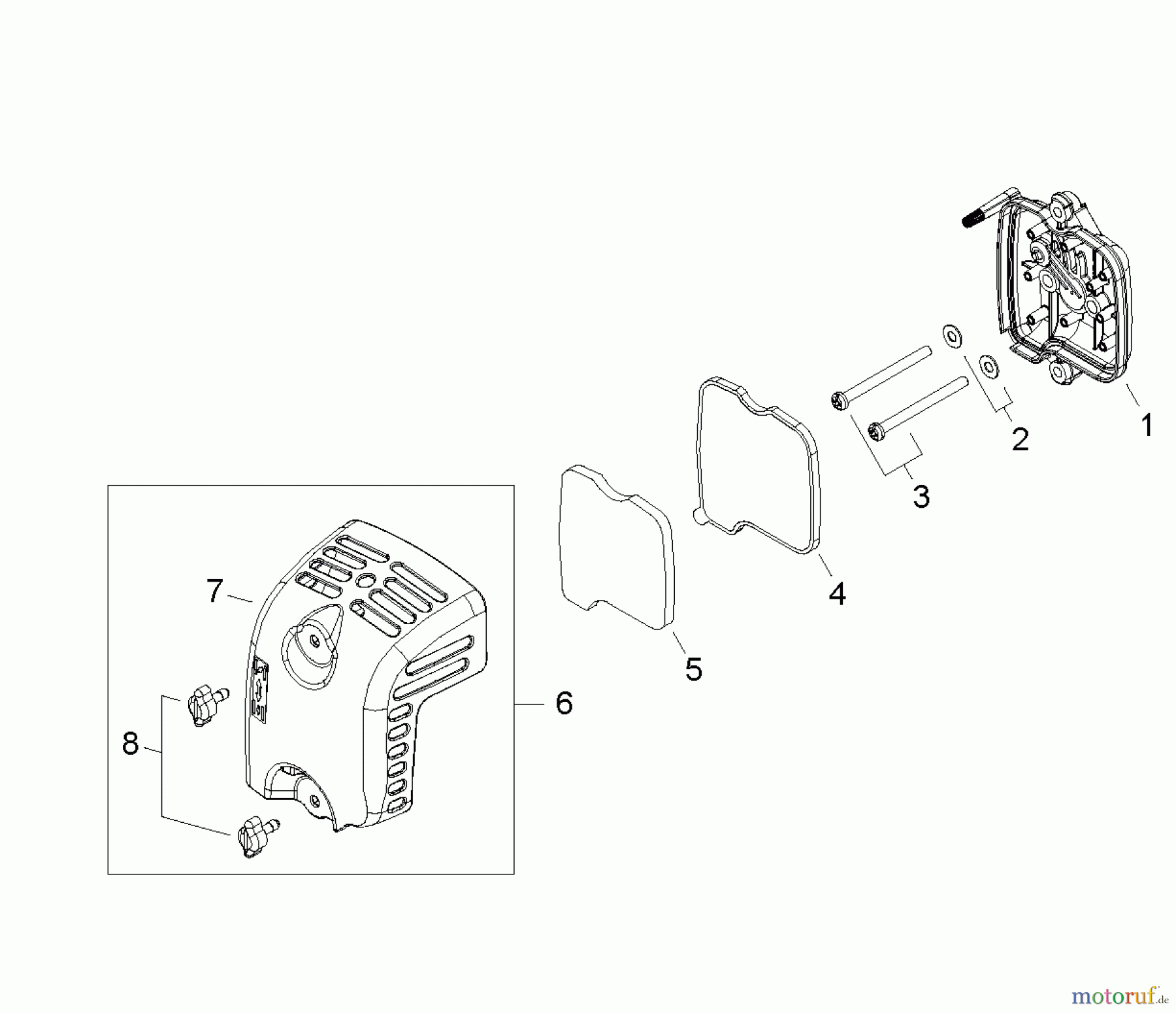  Shindaiwa Bläser / Sauger / Häcksler / Mulchgeräte EB344 - Shindaiwa Hand Held Blower, S/N: T15612001001  Air Filter