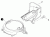Shindaiwa HT232 - Hedge Trimmer, Single-Sided, Ersatzteile Engine Cover / Fan Cover