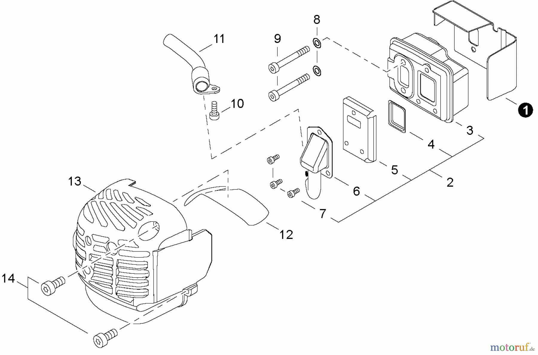 Shindaiwa Heckenscheren HT232 - Shindaiwa Hedge Trimmer, Single-Sided, Exhaust