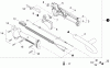 Shindaiwa HT232 - Hedge Trimmer, Single-Sided, Ersatzteile Rear Handle / Throttle Control