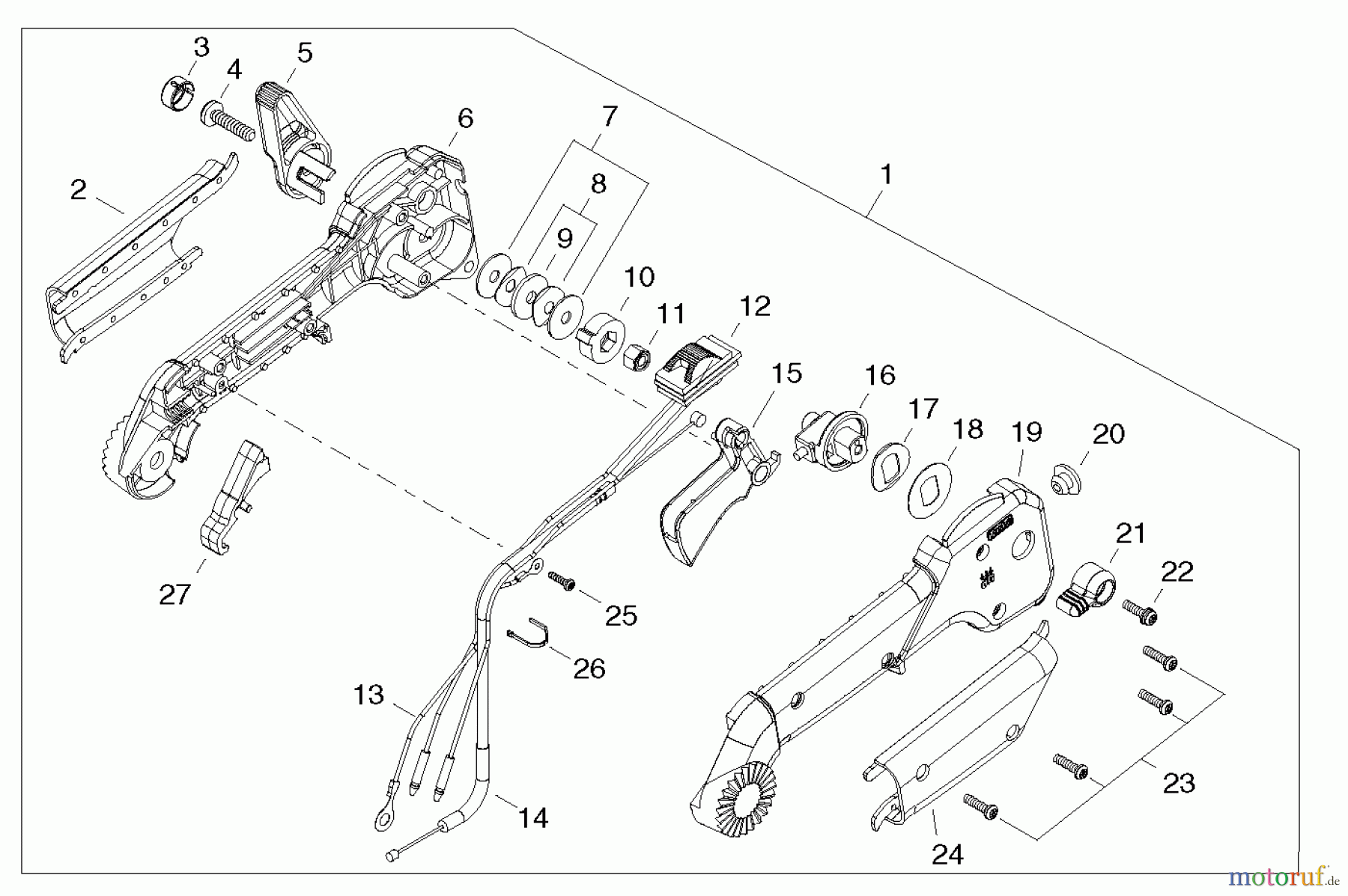  Shindaiwa Bläser / Sauger / Häcksler / Mulchgeräte EB344 - Shindaiwa Hand Held Blower, S/N: T15612001001  Throttle Control Handle