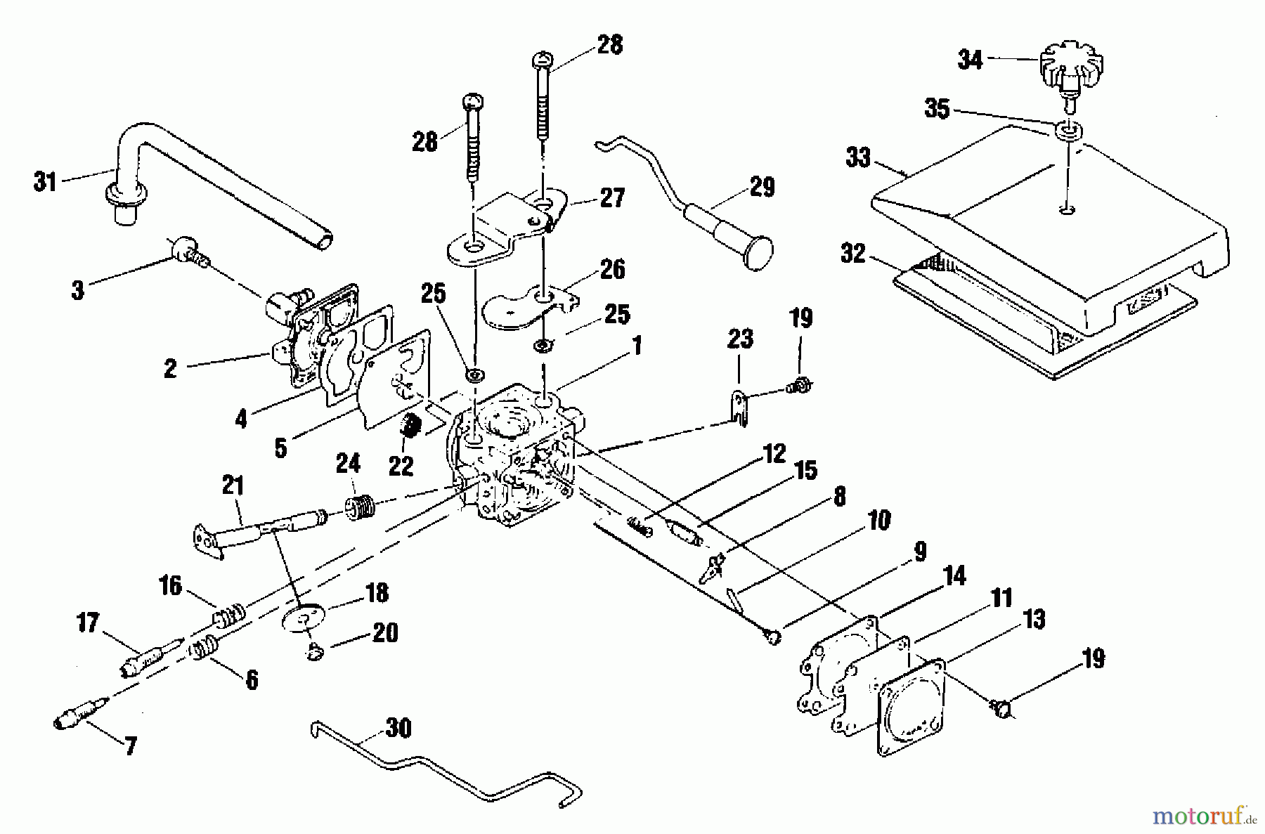 Shindaiwa Sägen, Motorsägen 345 - Shindaiwa Chainsaw Carburetor