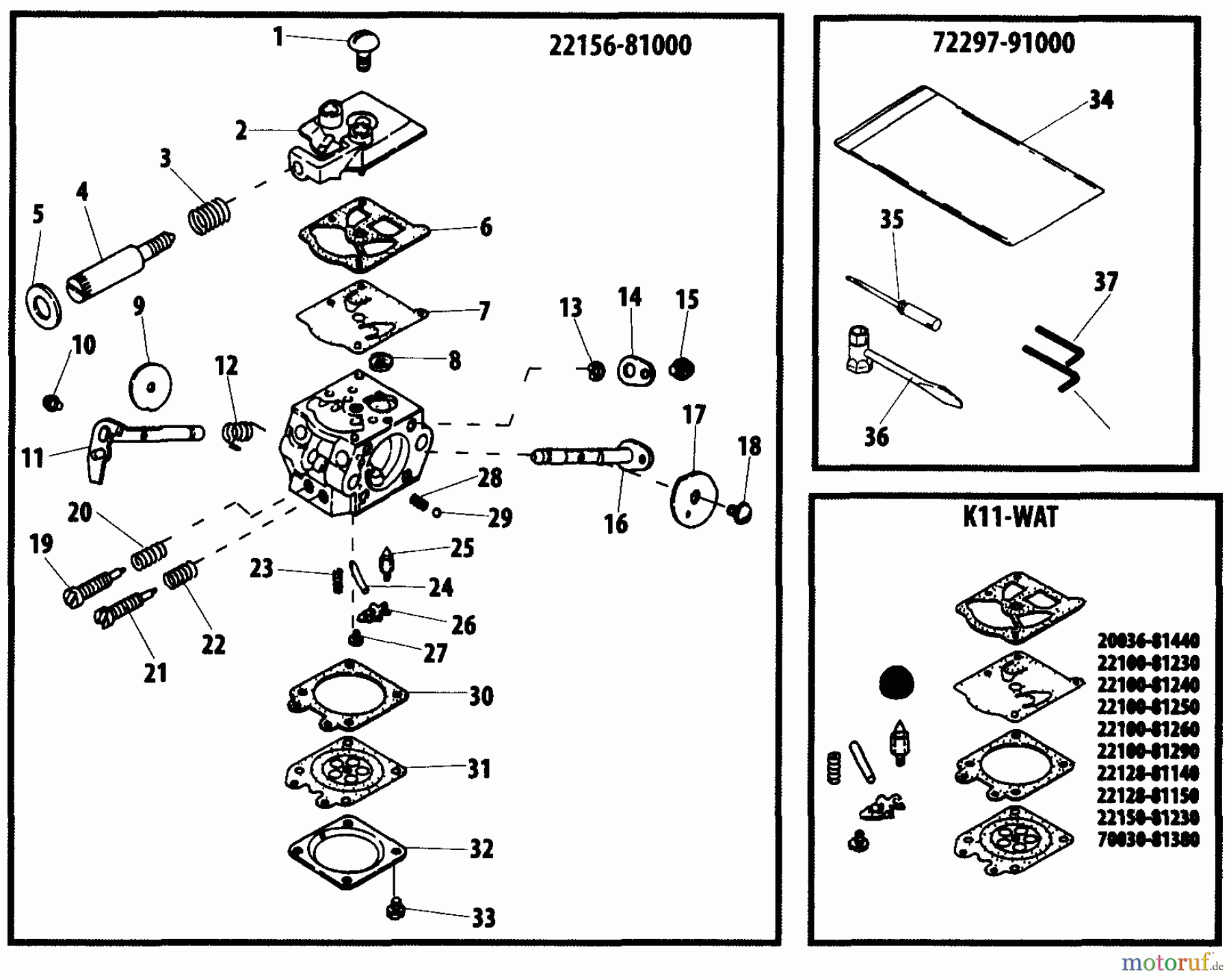  Shindaiwa Sägen, Motorsägen 360 - Shindaiwa Chainsaw Carburetor (Non EPA/CARB)