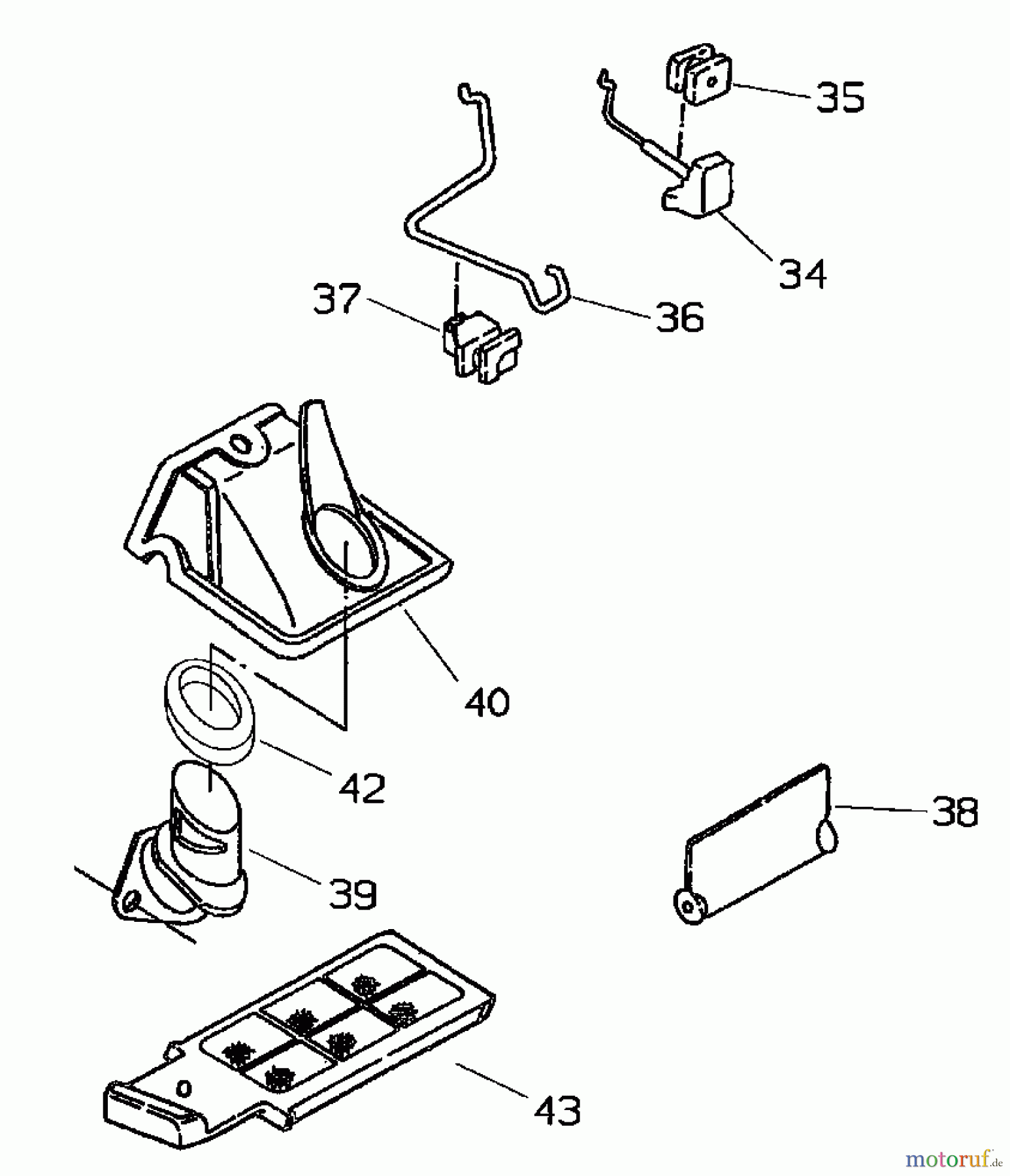  Shindaiwa Sägen, Motorsägen 360 - Shindaiwa Chainsaw, Air Filter