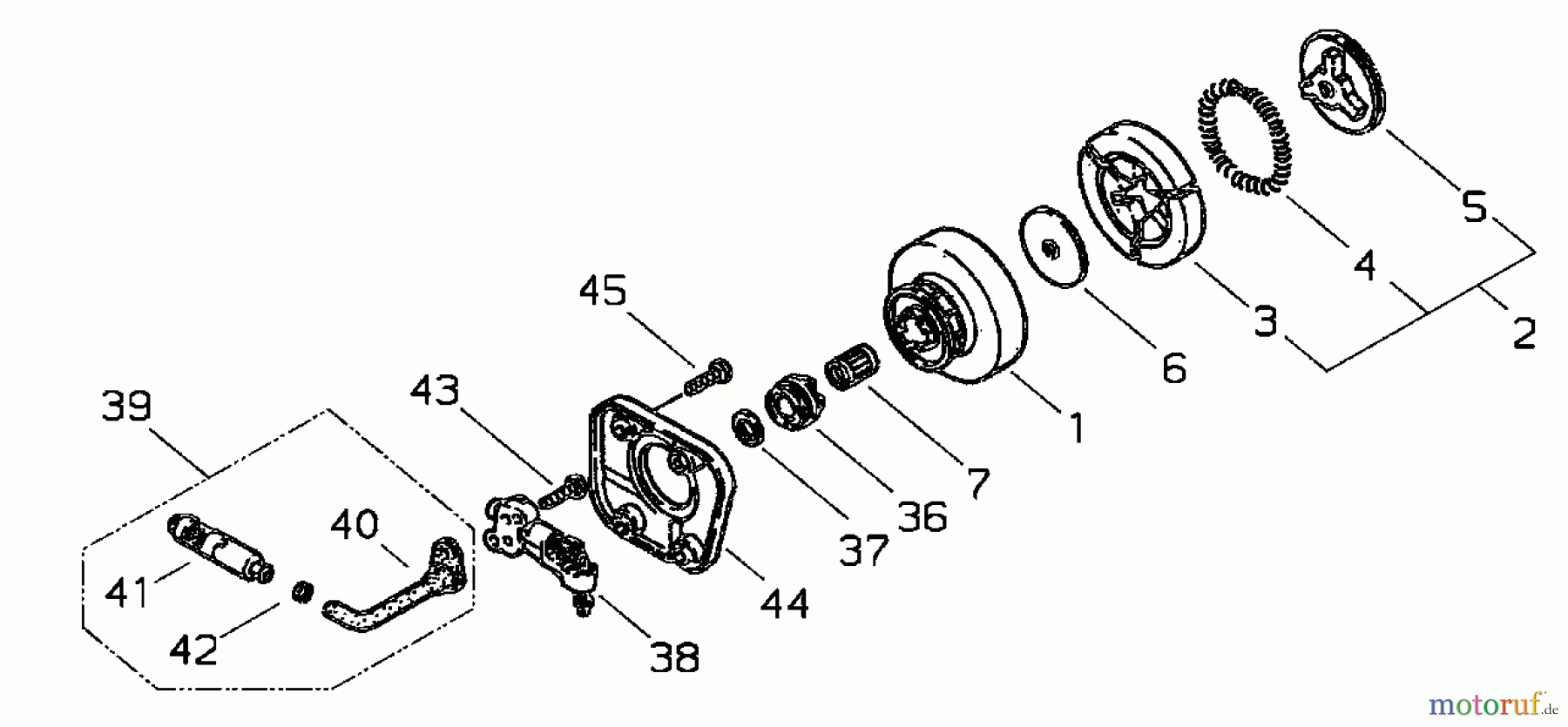  Shindaiwa Sägen, Motorsägen 360 - Shindaiwa Chainsaw, Clutch / Auto-Oiler