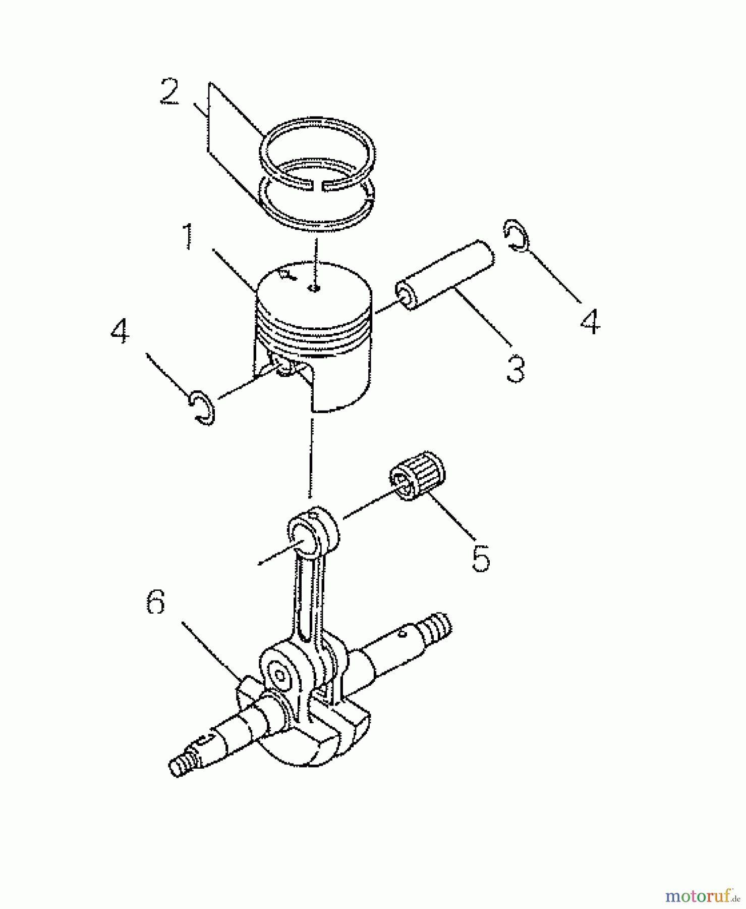 Shindaiwa Sägen, Motorsägen 400 - Shindaiwa Chainsaw Piston