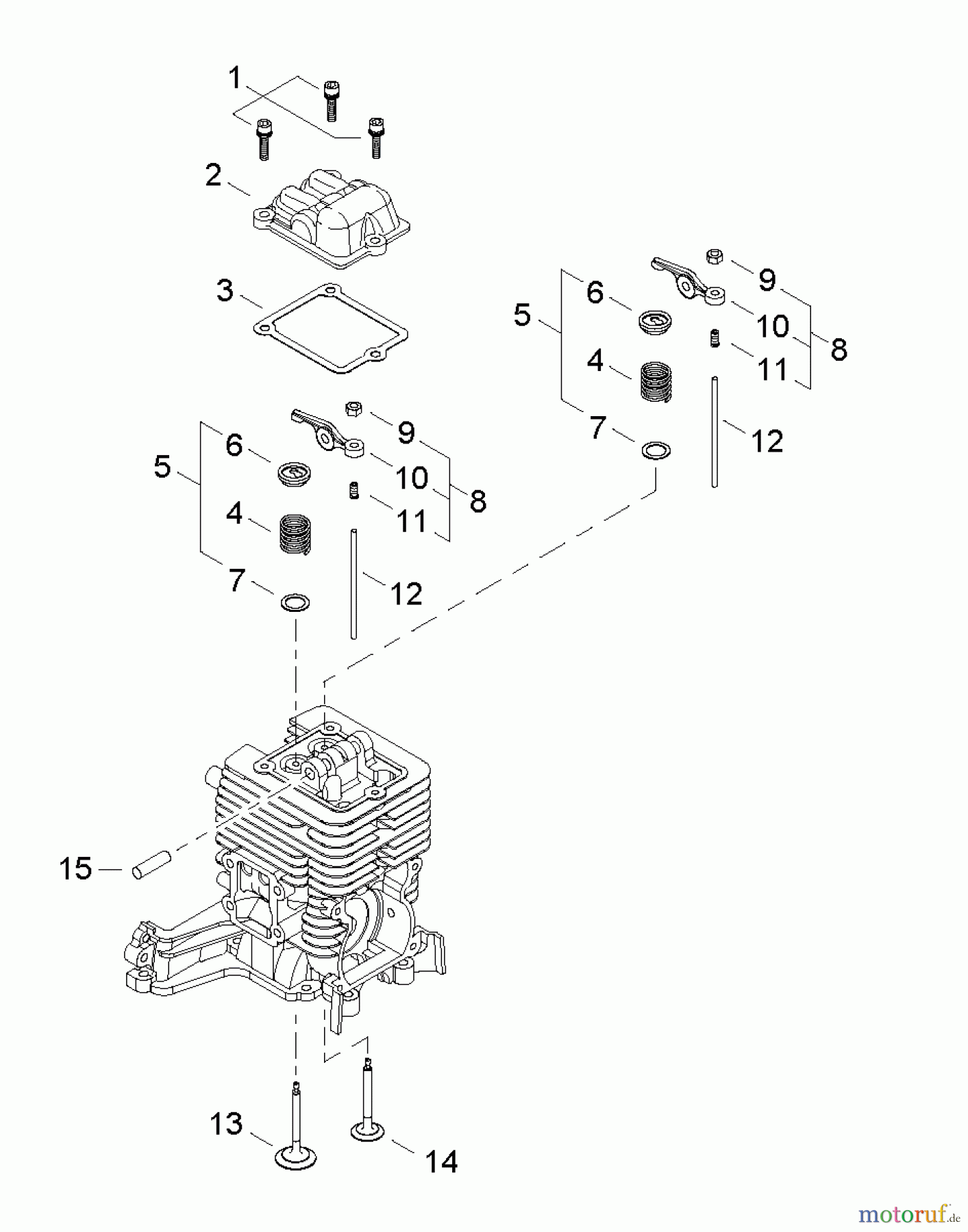  Shindaiwa Bläser / Sauger / Häcksler / Mulchgeräte EB344 - Shindaiwa Hand Held Blower, S/N: T15711001001  Valve Train