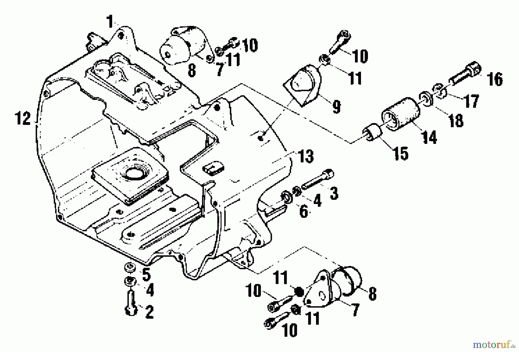 Shindaiwa Sägen, Motorsägen 450 - Shindaiwa Chainsaw Engine Cover