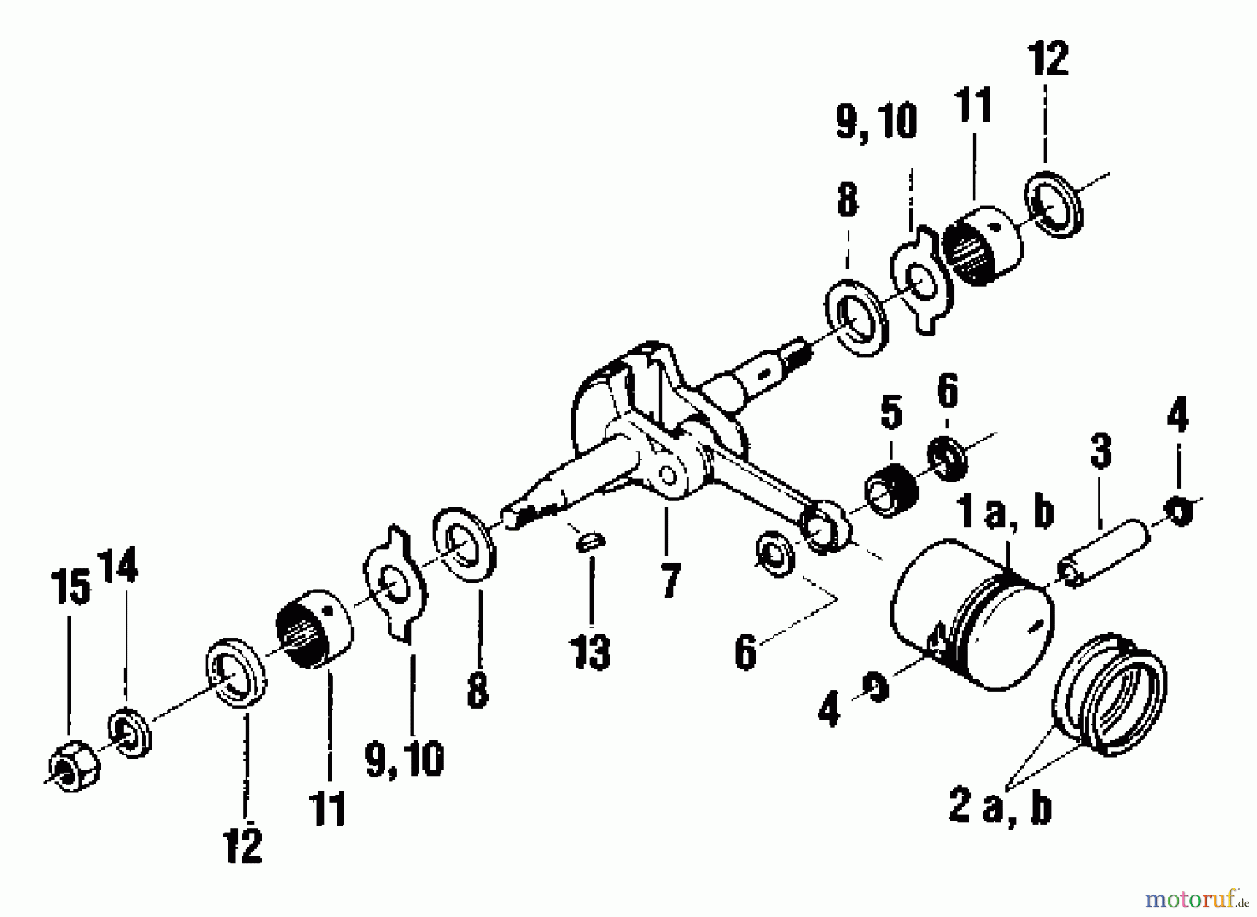 Shindaiwa Sägen, Motorsägen 415 - Shindaiwa Chainsaw Piston, Crankshaft