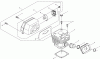 Shindaiwa 488 - Chainsaw, Ersatzteile Cylinder / Muffler