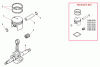 Shindaiwa 488 - Chainsaw Ersatzteile Piston/Crankshaft