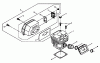 Shindaiwa 488P - Chainsaw, Ersatzteile Cylinder / Muffler
