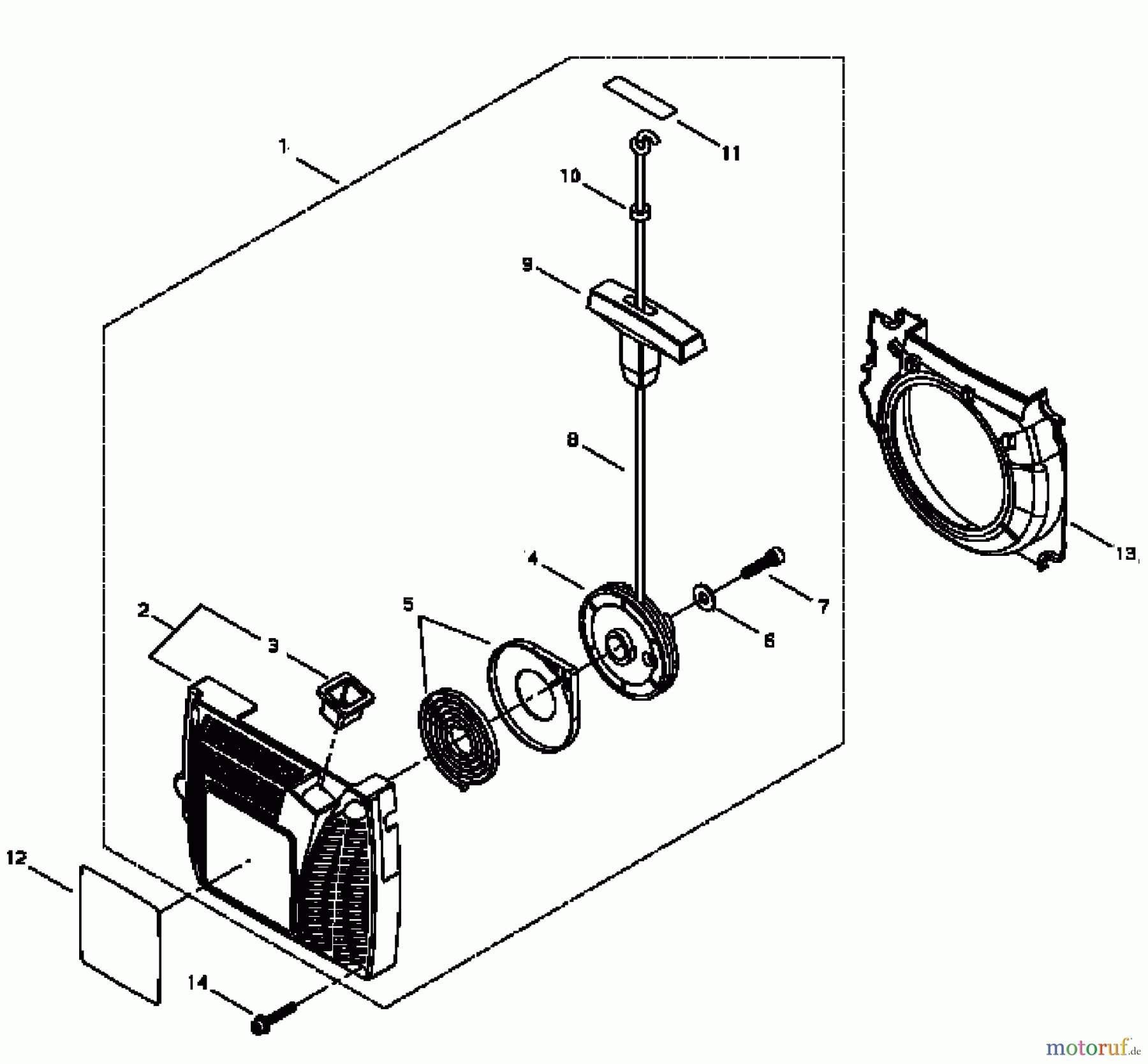 Shindaiwa Sägen, Motorsägen 488P - Shindaiwa Chainsaw, Starter