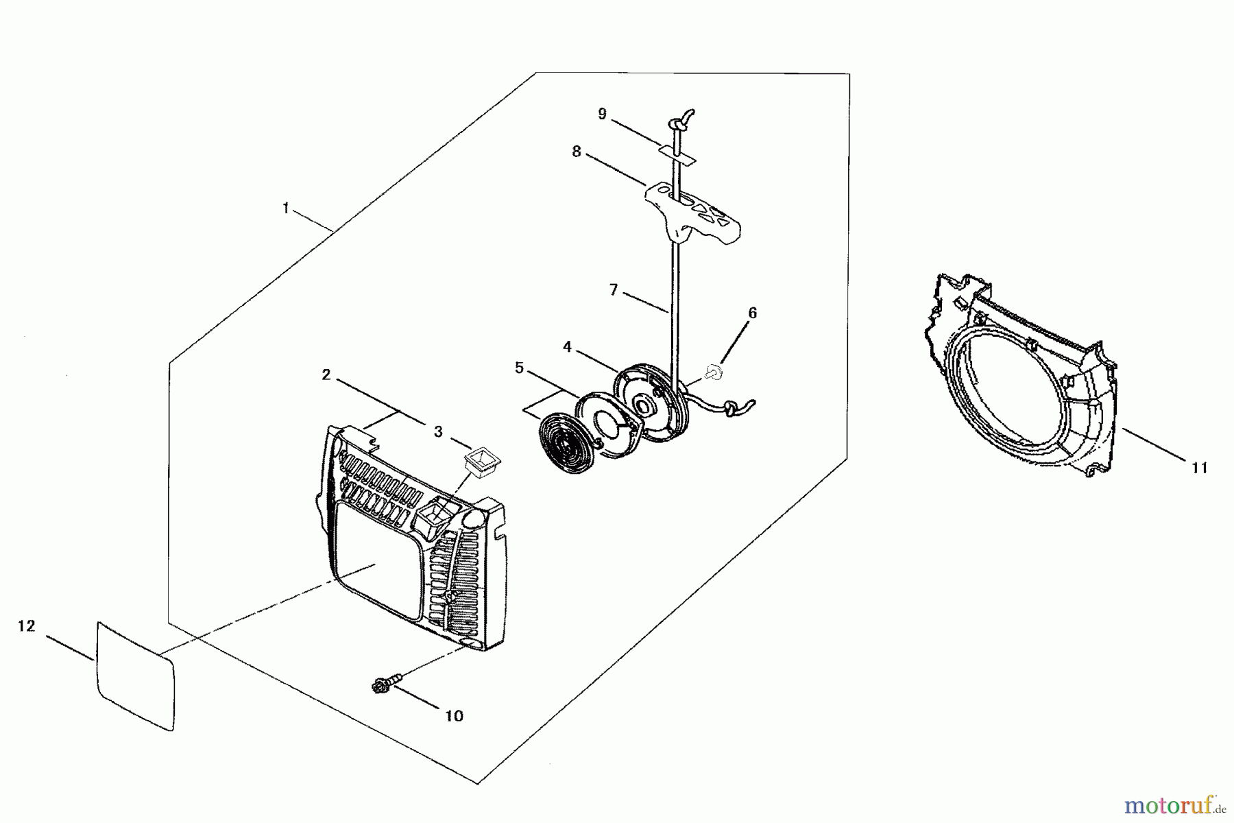 Shindaiwa Sägen, Motorsägen 490 - Shindaiwa Chainsaw, (EPA2) Starter