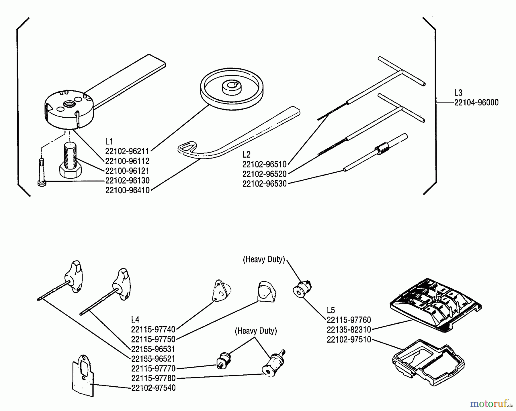  Shindaiwa Sägen, Motorsägen 500 - Shindaiwa Chainsaw Accessories