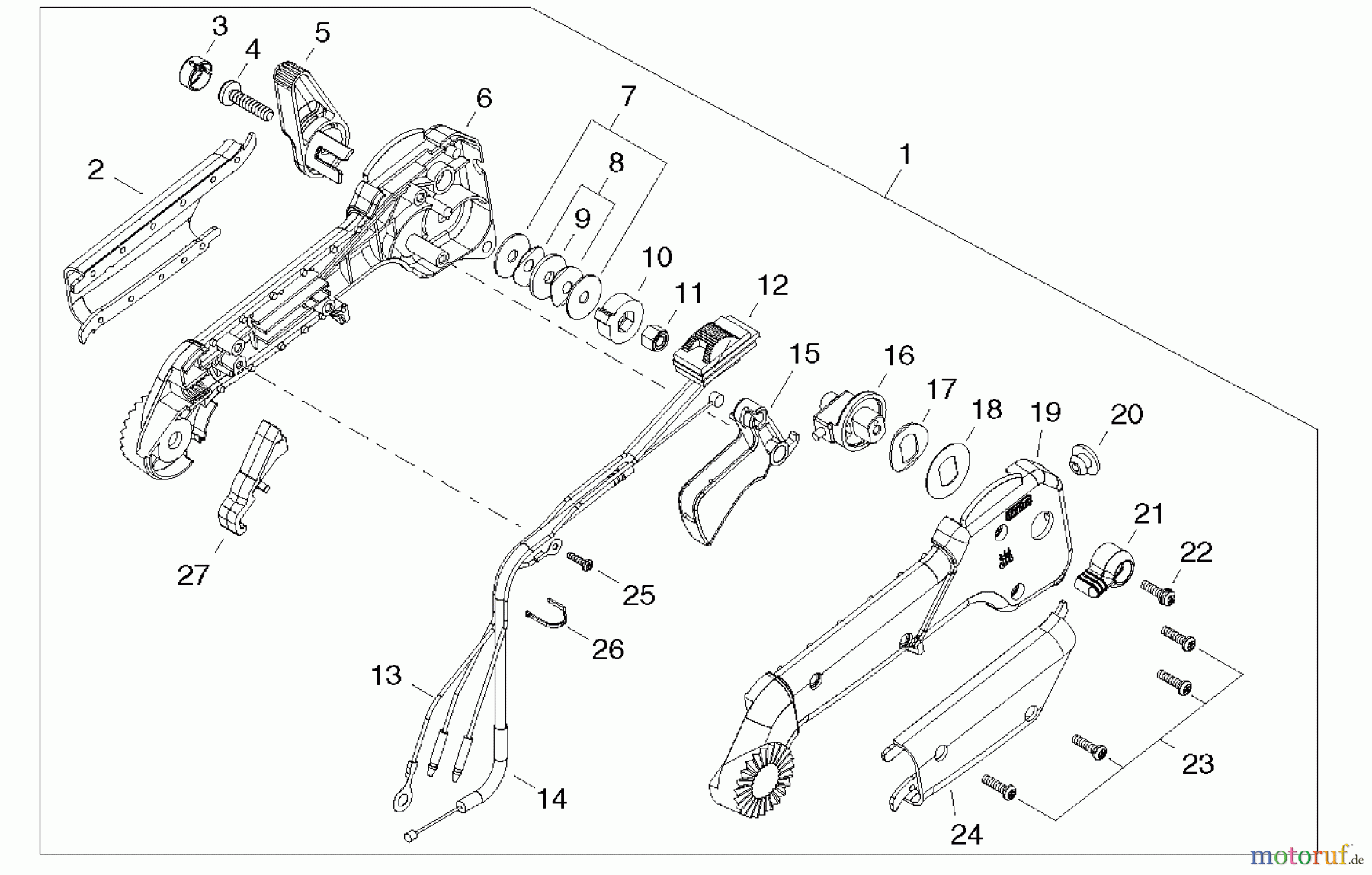  Shindaiwa Bläser / Sauger / Häcksler / Mulchgeräte EB344 - Shindaiwa Hand Held Blower, S/N: T15813001001  Throttle Control Handle