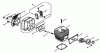 Shindaiwa 577P - Chainsaw Ersatzteile Cylinder, Muffler