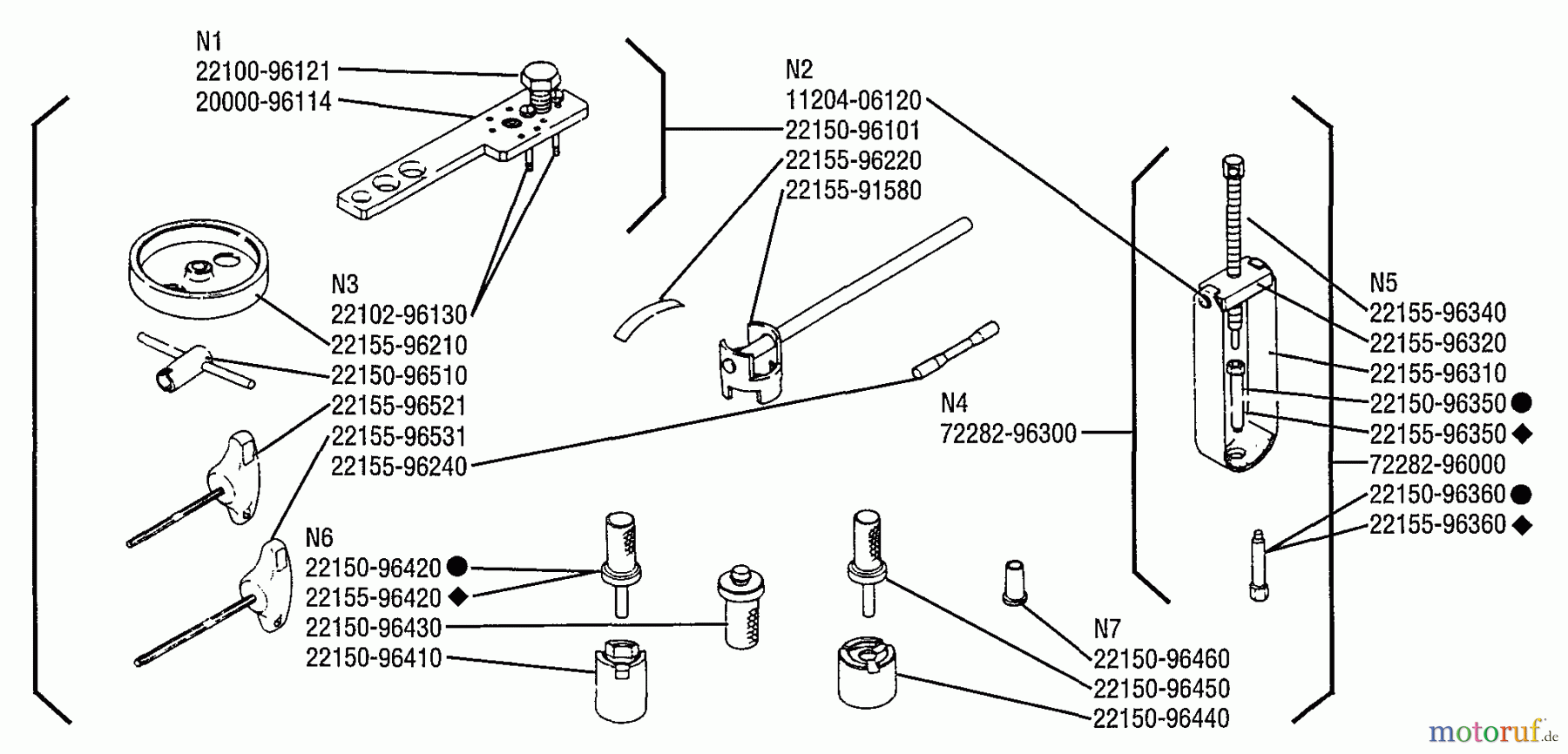  Shindaiwa Sägen, Motorsägen 575 - Shindaiwa Chainsaw Accessories