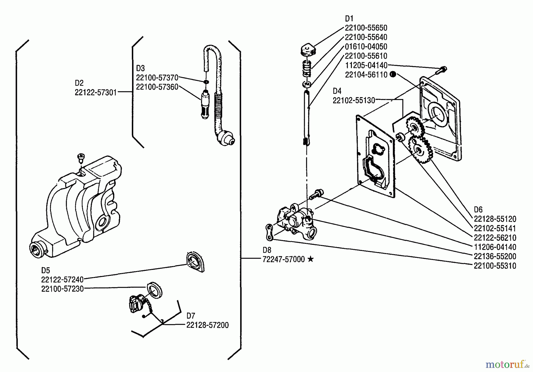 Shindaiwa Sägen, Motorsägen 416 - Shindaiwa Chainsaw Crankcase