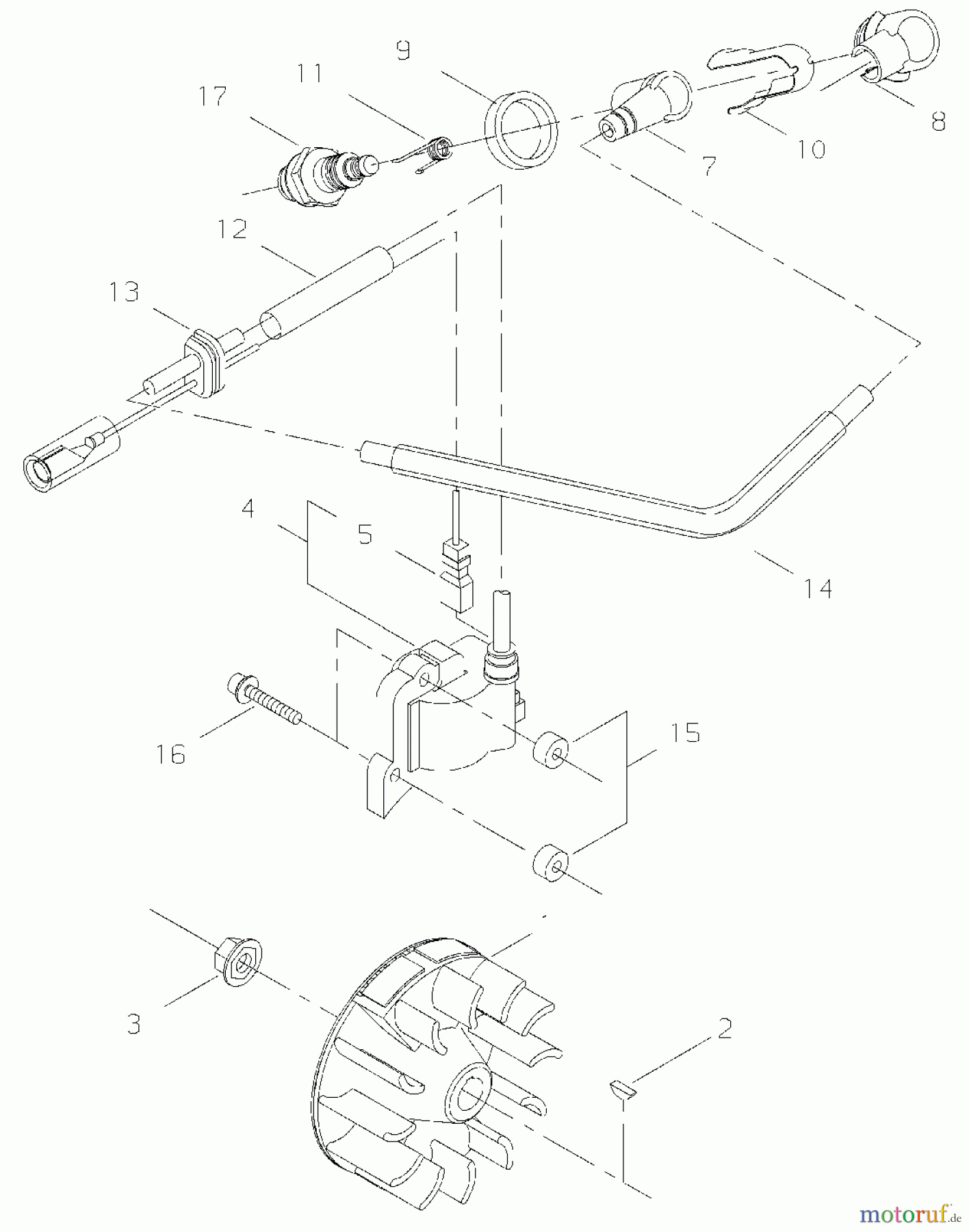  Shindaiwa Hochentanster P230S - Shindaiwa EC1 Pole Saw/Pruner Rotor / Coil Assembly