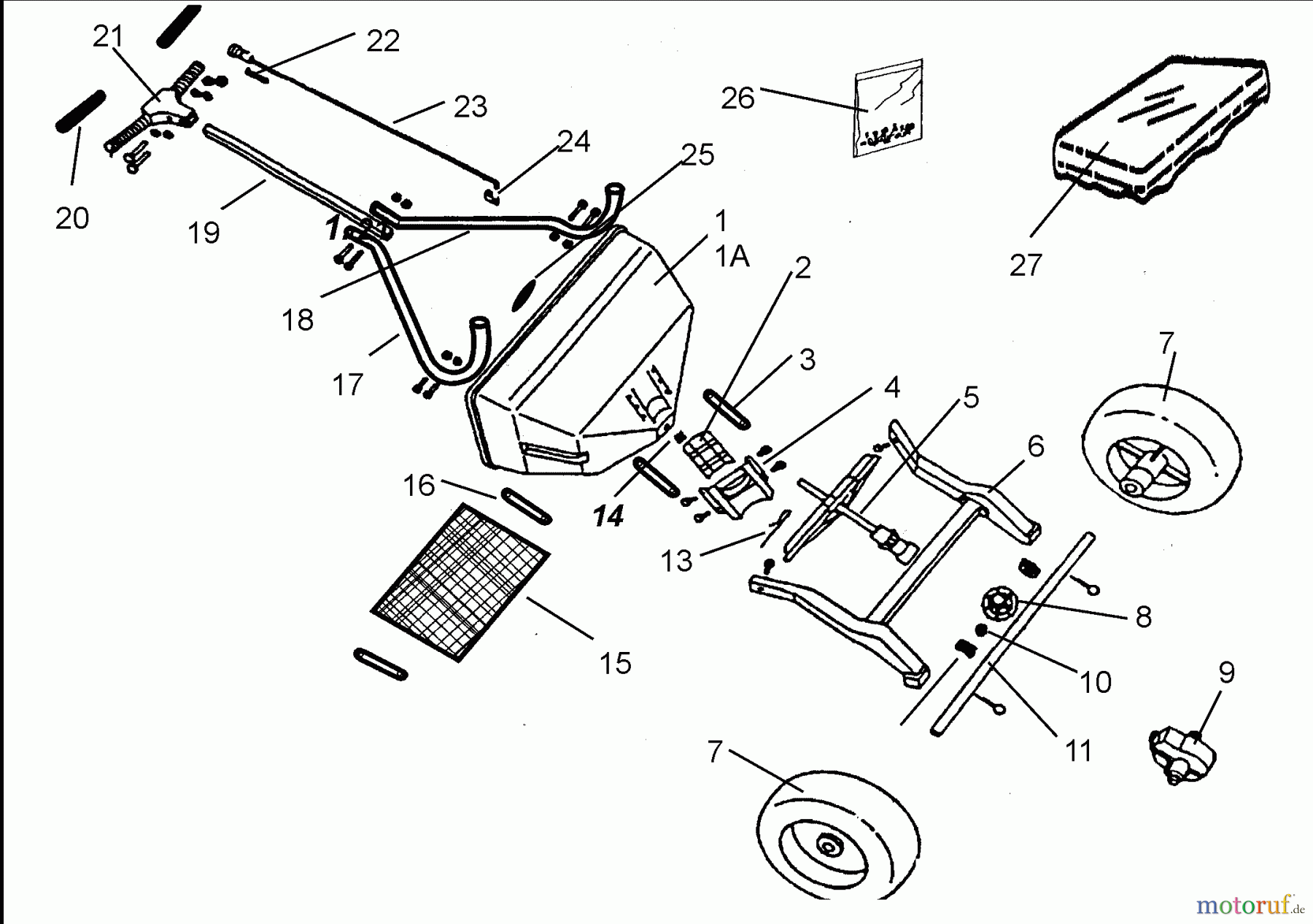 Shindaiwa Streuer, Sämaschinen 76RS - Shindaiwa Broadcast Spreader Hopper Assembly