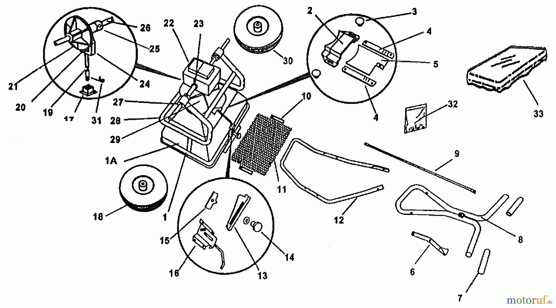 Shindaiwa Streuer, Sämaschinen RS76 - Shindaiwa Broadcast Spreader Hopper Assembly