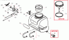 Shindaiwa ES726 - Power Sprayer, Back Pack, S/N: 9029001 - 9039900 Ersatzteile Chemical Tank