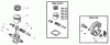 Shindaiwa PB230 - Power Broom Ersatzteile Clutch, Piston