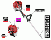 Shindaiwa PS344 - Power Broom, S/N: T15411001001 - T15411999999 Ersatzteile Labels