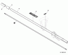 Shindaiwa PS344 - Power Broom, S/N: T15411001001 - T15411999999 Ersatzteile Main Pipe