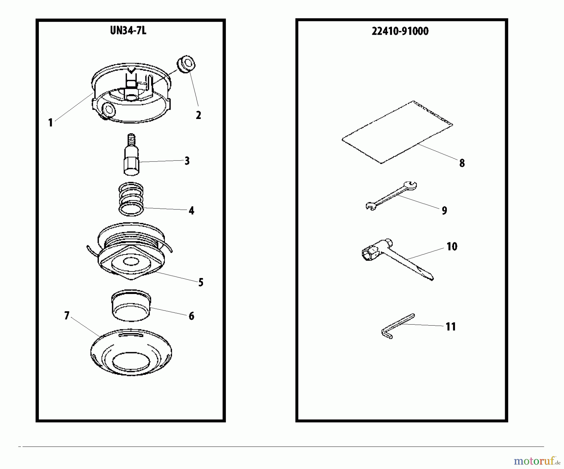  Shindaiwa Trimmer, Faden / Bürste 22T - Shindaiwa String Trimmer Accessories