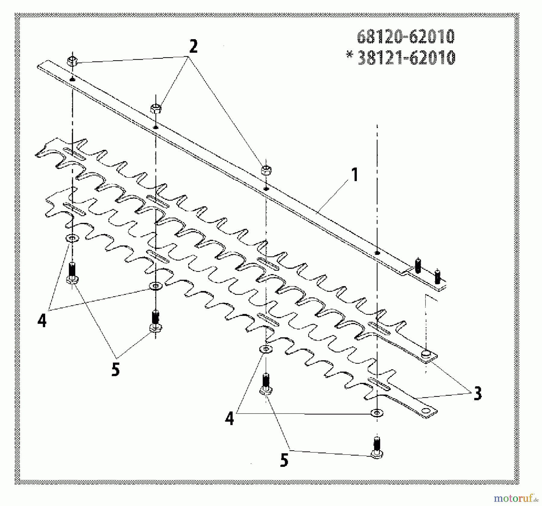 Shindaiwa Trimmer, Faden / Bürste 65003 - Shindaiwa Articulating Hedge Trimmer Attachment Cutter