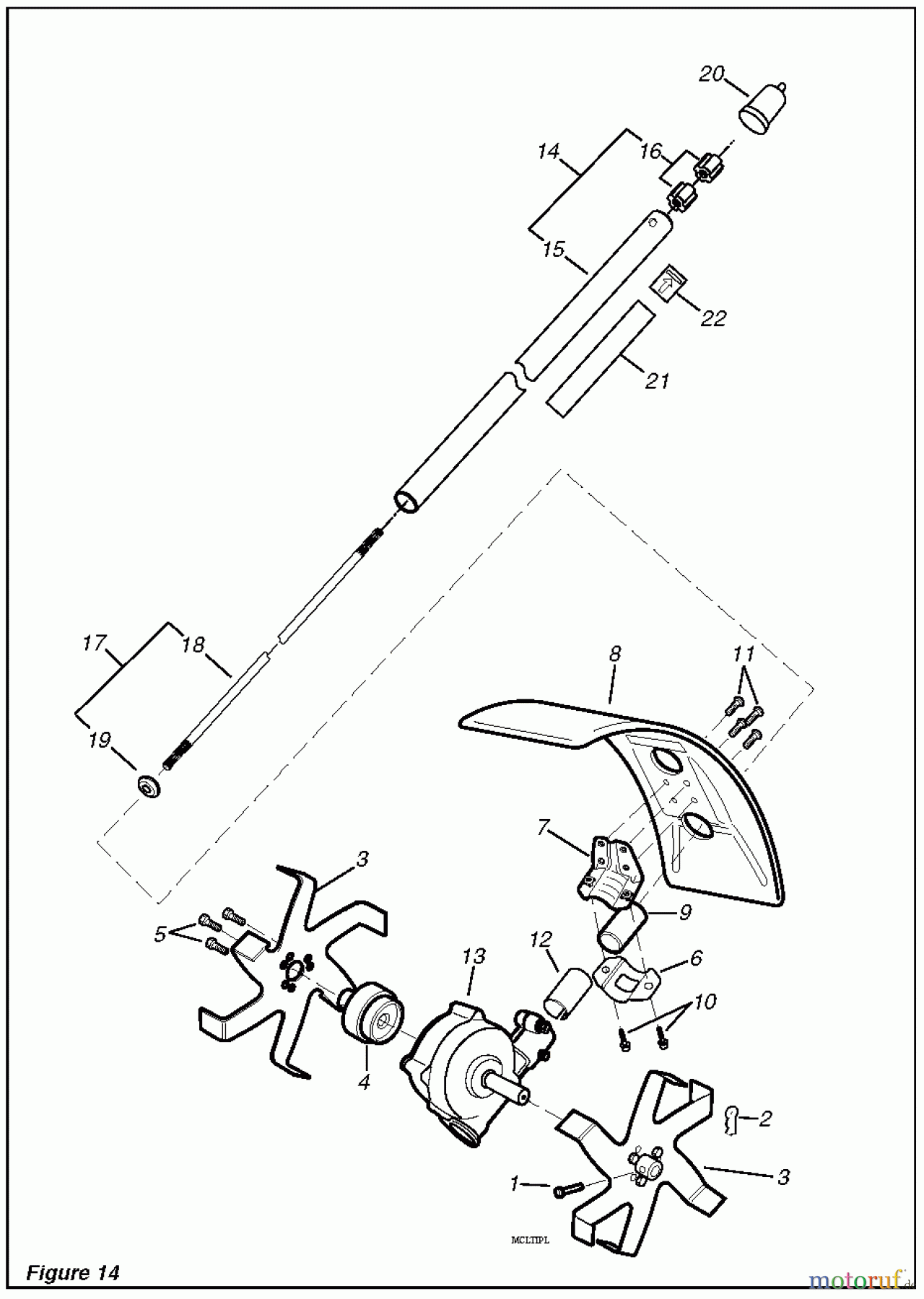 Shindaiwa Trimmer, Faden / Bürste 80625 - Shindaiwa Grass Trimmer Attachment General Assembly