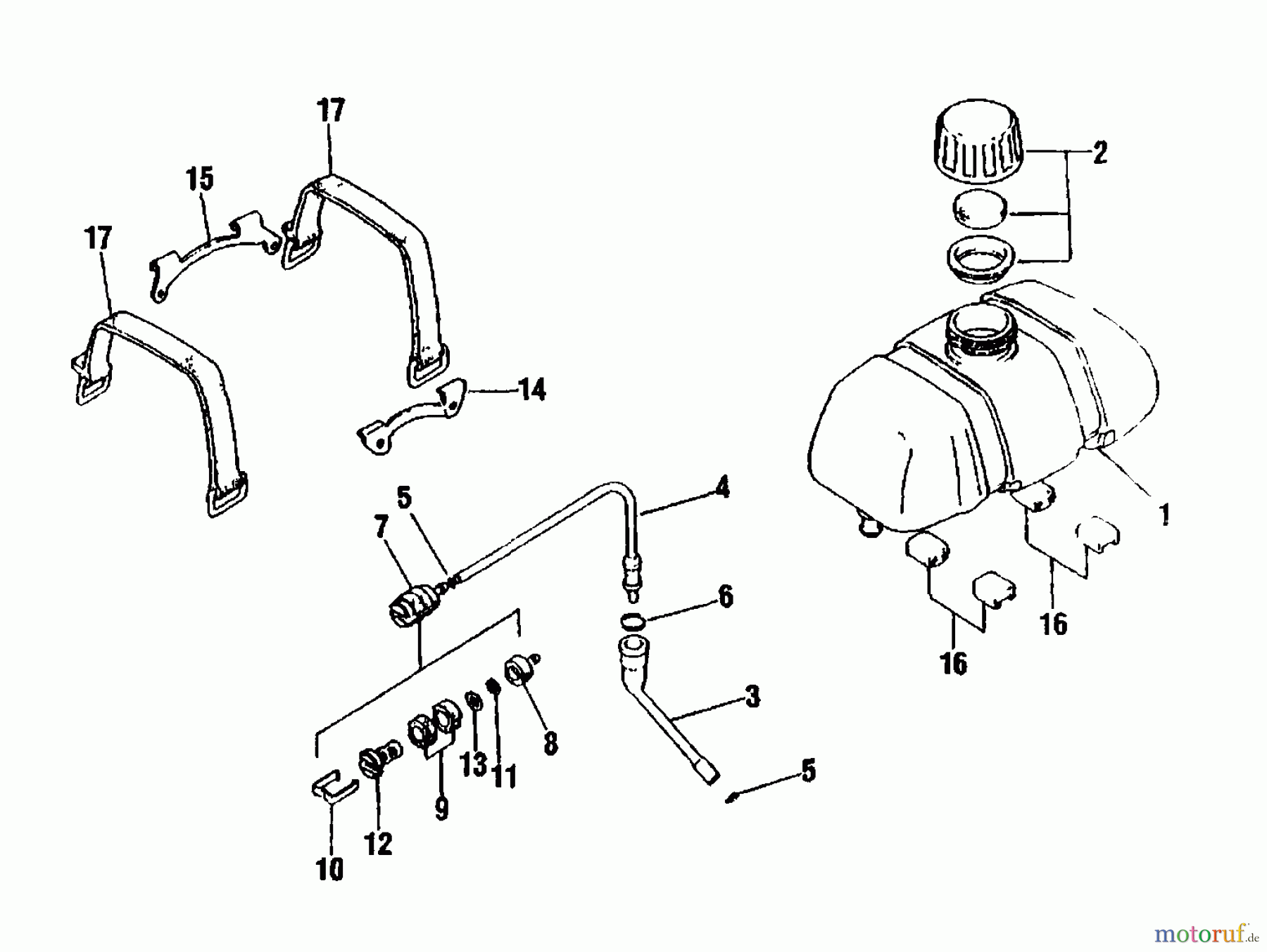  Shindaiwa Trimmer, Faden / Bürste B40 - Shindaiwa  Fuel Tank