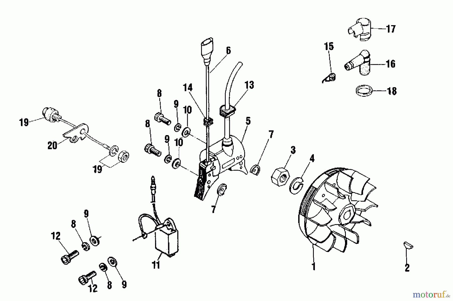  Shindaiwa Trimmer, Faden / Bürste B40 - Shindaiwa  Ignition System