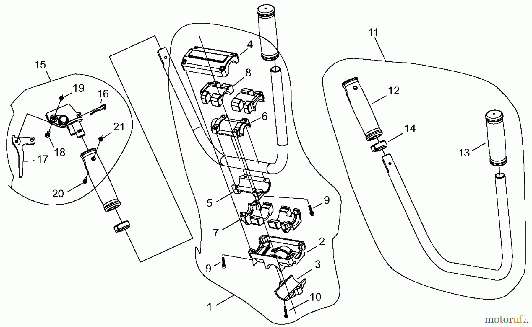  Shindaiwa Trimmer, Faden / Bürste B45 - Shindaiwa  Gear Case Assembly #2